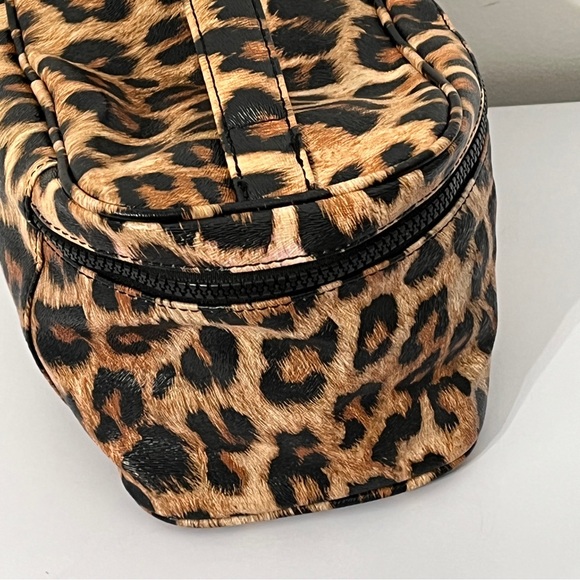Marc New York Andrew Marc Leopard Cosmetic Toiletry Bag - Picture 4 of 10